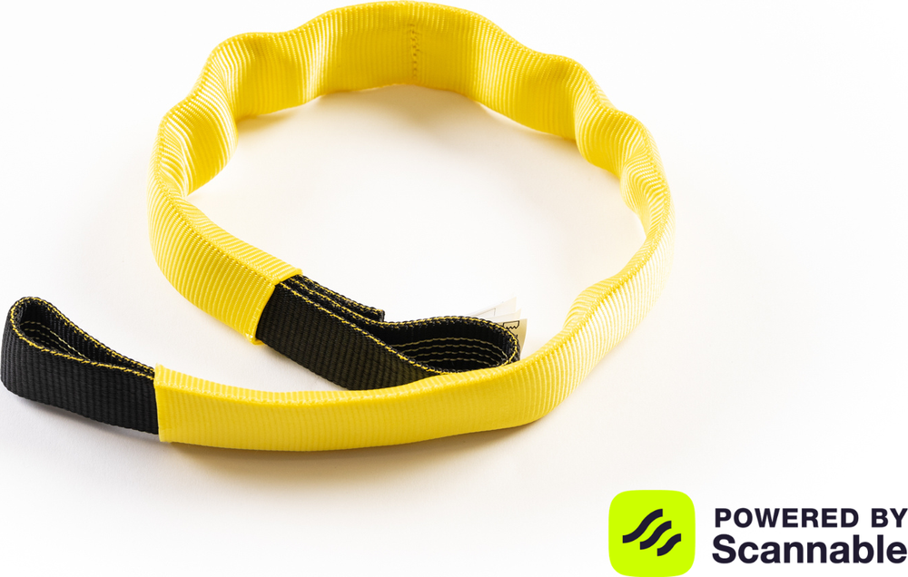 Sewn Slings 25 mm with Protective Sleeve and NFC
