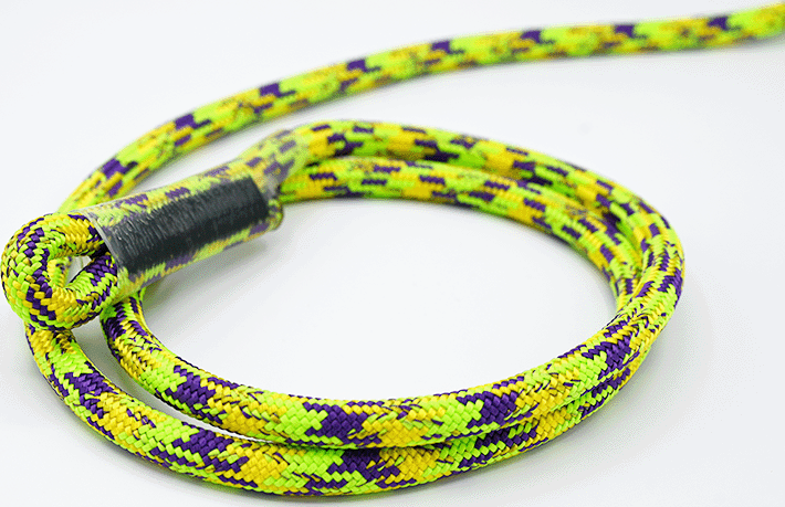 dSTATIC GRN/PPL/YLW SEWN EYE CLIMB LINE