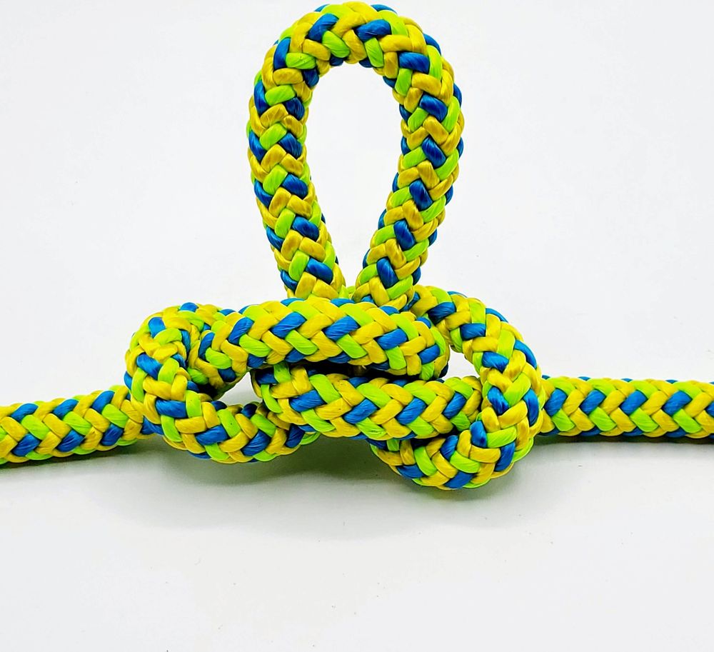 dvyBLUE GRN/BLU/YLW SPLICED CLIMB LINE